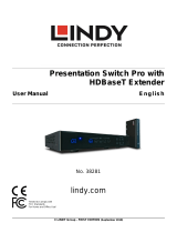 Lindy Presentation Switch Pro Manuale utente