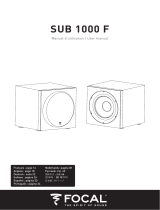 Focal SUB 1000 F Black Manuale utente