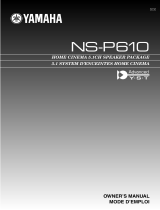 Yamaha NS-P610 Manuale utente