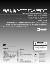 Yamaha SW500 Manuale del proprietario