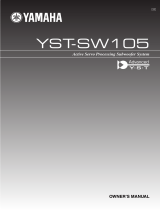 Yamaha YST-SW105 Manuale del proprietario