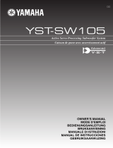 Yamaha YST-SW105 Manuale del proprietario