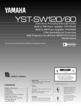 Yamaha YST-SW120/60 Manuale utente