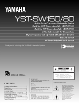 Yamaha YST-SW150/80 Manuale del proprietario
