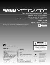 Yamaha YST-SW200 Manuale del proprietario