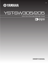 Yamaha YST-SW305 Manuale utente