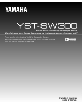 Yamaha YST-SW300 Manuale del proprietario