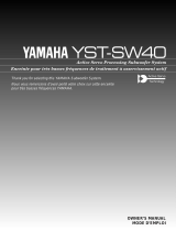 Yamaha YST-SW40 Manuale del proprietario