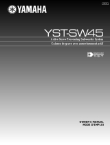 Yamaha YST-SW45 Manuale utente