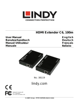 Lindy 100m C6 HDBaseT HDMI & IR Extender Manuale utente