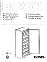 Bosch GSU2103GB/01 Manuale utente