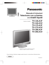 Panasonic TX14LA1F Istruzioni per l'uso