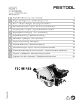 Festool TSC 55 Li 5,2 REBI-Plus/XL-SCA Istruzioni per l'uso