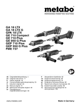 Metabo GA 18 LTX Manuale utente