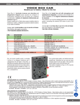 Digicom 8D5804 VoiceBox Car Manuale utente