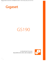 Gigaset TOTAL CLEAR Cover GS190 Guida utente