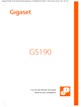 Gigaset TOTAL CLEAR Cover GS190 Manuale del proprietario