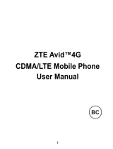 ZTE Avid 4G Manuale del proprietario