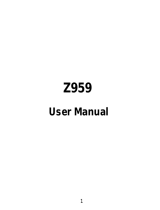 ZTE Z717VL Manuale utente
