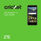 ZTE Fanfare 3 Cricket Wireless Guida utente
