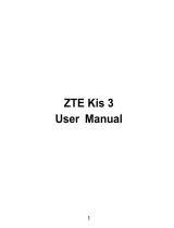 ZTE KIS 3 Micro P Manuale utente