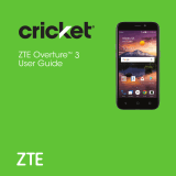 ZTE Overture 3 Cricket Wireless Guida utente