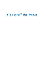 ZTE SOURCE Manuale utente