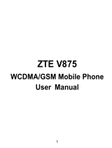 ZTE V875 Manuale utente