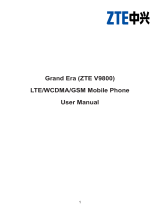 ZTE V9800 Manuale utente