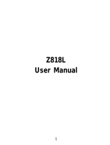 ZTE Z818L Manuale utente