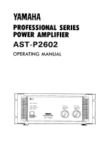 Yamaha AST-P2602 Manuale del proprietario