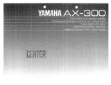Yamaha AX-300 Manuale del proprietario