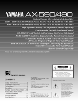 Yamaha AX-590 Manuale utente