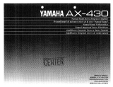 Yamaha AX-430 Manuale del proprietario