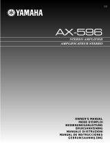 Yamaha AX-596 Manuale del proprietario