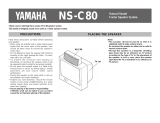 Yamaha NS-C80 Manuale del proprietario