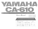 Yamaha CA-610 Manuale del proprietario