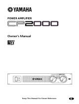 Yamaha CP2000 Manuale utente