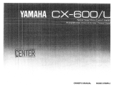 Yamaha CX-600 Manuale del proprietario
