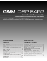Yamaha DSP-E492 Manuale utente