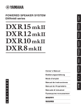 Yamaha DXR10 MKII Manuale utente