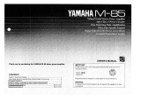 Yamaha M-85 Manuale del proprietario