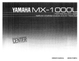Yamaha MX-1000 Manuale del proprietario