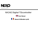 Nexo NX242 Manuale utente