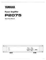 Yamaha P2075 Manuale del proprietario