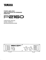 Yamaha P2160 Manuale del proprietario