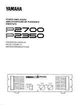 Yamaha P2350 Manuale del proprietario