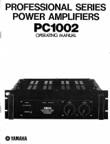 Yamaha PC1002 Manuale del proprietario