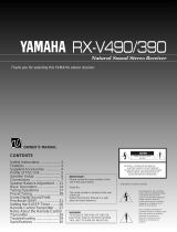 Yamaha RX-V4/390 Manuale utente