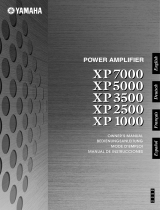Yamaha XP7000 XP5000 XP3500 XP2500 XP1000 Manuale del proprietario